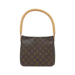 LOUIS VUITTON Brown Monogram Looping MM Shoulder Bag